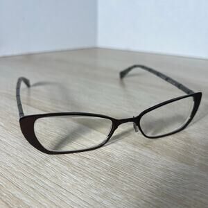 Kata Thread 1 MAHO Eyeglasses Purple Gray PARTS ONLY BROKEN 49-19-135 Titanium